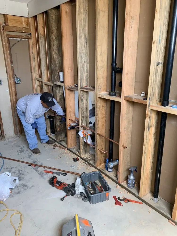 Commercial rough-in plumbing for Gas Line Repair in Foxhall Village